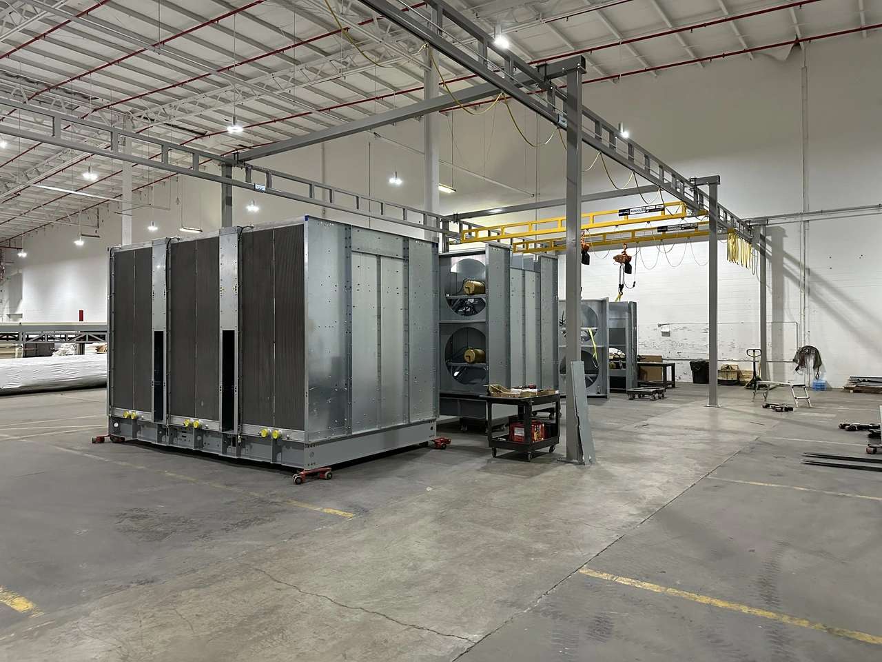 Cooling Towers in process used in Crypto Currency Mining